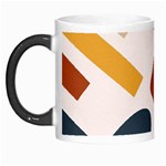 Boho Bohemian Style Design Minimalist Aesthetic Pattern Art Shapes Lines Morph Mug Left