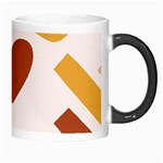 Boho Bohemian Style Design Minimalist Aesthetic Pattern Art Shapes Lines Morph Mug Right