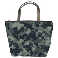 Camouflage, Pattern, Abstract, Background, Texture, Army Bucket Bag by nateshop