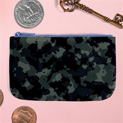Camouflage, Pattern, Abstract, Background, Texture, Army Large Coin Purse