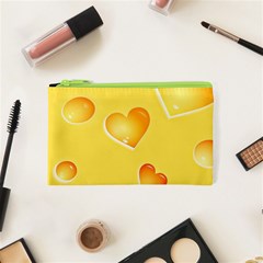 Cheese Texture, Macro, Food Textures, Slices Of Cheese Cosmetic Bag (xs)