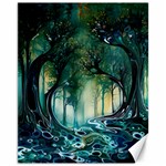 Trees Forest Mystical Forest Background Landscape Nature Canvas 11  x 14  10.95 x13.48  Canvas - 1
