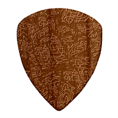 Fusionvibrance Abstract Design Wood Guitar Pick (set Of 10)