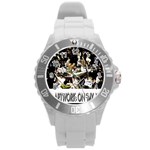 Yb 2vvvvv Zazzle - Digital Postcard - Front Round Plastic Sport Watch (L) Front