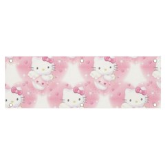 Hello Kitty Pattern, Hello Kitty, Child, White, Cat, Pink, Animal Banner And Sign 6  X 2 