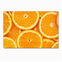 Oranges Textures, Close-up, Tropical Fruits, Citrus Fruits, Fruits Postcards 5  X 7  (pkg Of 10) by nateshop