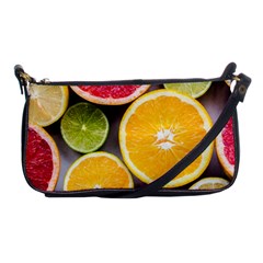 Oranges, Grapefruits, Lemons, Limes, Fruits Shoulder Clutch Bag by nateshop