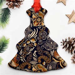 Paisley Texture, Floral Ornament Texture Ornament (christmas Tree) 