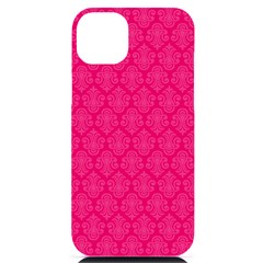Pink Pattern, Abstract, Background, Bright, Desenho Iphone 14 Plus Black Uv Print Case