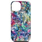 Abstract confluence iPhone 14 Black UV Print Case Front