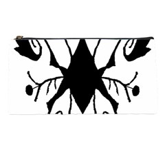 Black Silhouette Artistic Hand Draw Symbol Wb Pencil Case by dflcprintsclothing