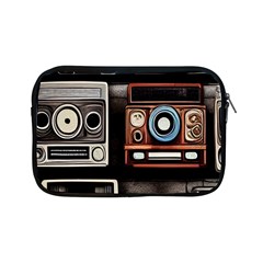 Retro Cameras Old Vintage Antique Technology Wallpaper Retrospective Apple Ipad Mini Zipper Cases by Grandong