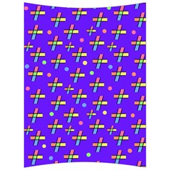 Abstract Background Cross Hashtag Back Support Cushion