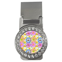 Bloom Flora Pattern Printing Money Clips (cz) 