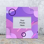 Colorful Labstract Wallpaper Theme White Box Photo Frame 4  x 6  Front