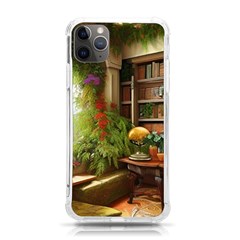 Room Interior Library Books Bookshelves Reading Literature Study Fiction Old Manor Book Nook Reading Iphone 11 Pro Max 6 5 Inch Tpu Uv Print Case