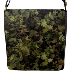 Green Camouflage Military Army Pattern Flap Closure Messenger Bag (s) by Maspions