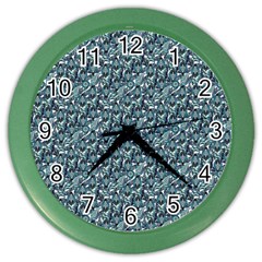 Paisley 1 Color Wall Clock