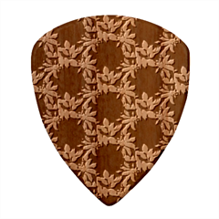 Floral Geometry Wood Guitar Pick (set Of 10) by Sparkle