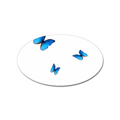 Butterfly-blue-phengaris Sticker Oval (100 Pack) by saad11