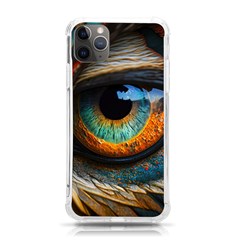 Eye Bird Feathers Vibrant Iphone 11 Pro Max 6 5 Inch Tpu Uv Print Case
