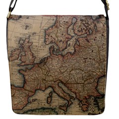 Old Vintage Classic Map Of Europe Flap Closure Messenger Bag (s)