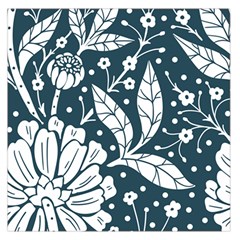 Spring Pattern Square Satin Scarf (36  X 36 )