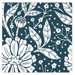 Spring Pattern Square Satin Scarf (36  x 36 ) Front