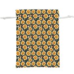 Flower 120424 Lightweight Drawstring Pouch (XL) Back