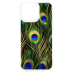 Peacock Pattern Iphone 15 Plus Tpu Uv Print Case by Maspions