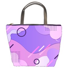 Colorful Labstract Wallpaper Theme Bucket Bag by Apen