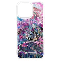 Pink Swirls Flow Iphone 15 Plus Tpu Uv Print Case