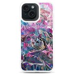 Pink Swirls Flow iPhone 15 Plus TPU UV Print Case Front