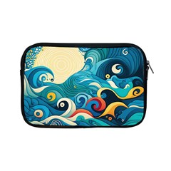 Waves Wave Ocean Sea Abstract Whimsical Apple Ipad Mini Zipper Cases by Maspions
