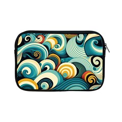 Wave Waves Ocean Sea Abstract Whimsical Apple Ipad Mini Zipper Cases by Maspions