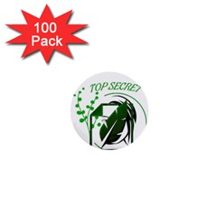 Top Secret 1  Mini Buttons (100 Pack) 