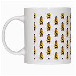Teddy Pattern White Mug Left
