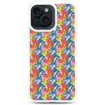 Abstract Pattern iPhone 15 Plus TPU UV Print Case Front