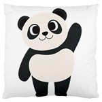 Hello panda  16  Baby Flannel Cushion Case (Two Sides) Front