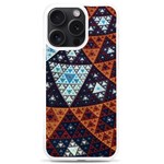 Fractal Triangle Geometric Abstract Pattern iPhone 15 Pro Max TPU UV Print Case Front