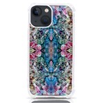 Turquoise arabesque iPhone 13 mini TPU UV Print Case Front