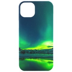 Iceland Aurora Borealis Iphone 15 Pro Black Uv Print Pc Hardshell Case