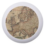 Old Vintage Classic Map Of Europe Dento Box with Mirror Front