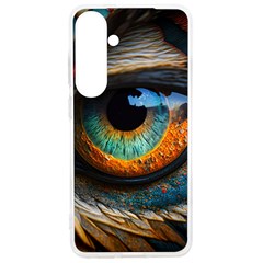 Eye Bird Feathers Vibrant Samsung Galaxy S24 Ultra 6 9 Inch Tpu Uv Case