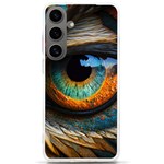 Eye Bird Feathers Vibrant Samsung Galaxy S24 Ultra 6.9 Inch TPU UV Case Front