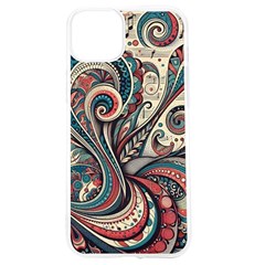 Paisley Print Musical Notes6 Iphone 15 Tpu Uv Print Case