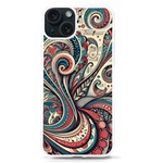 Paisley Print Musical Notes6 iPhone 15 TPU UV Print Case Front