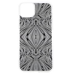 Black And White Pattern 1 Iphone 15 Tpu Uv Print Case