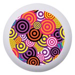 Abstract Circles Background Retro Dento Box with Mirror Front
