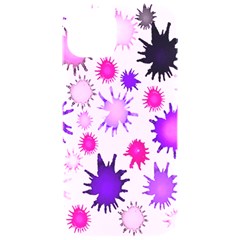 Inks Drops Black Paint Design Iphone 15 Pro Black Uv Print Pc Hardshell Case